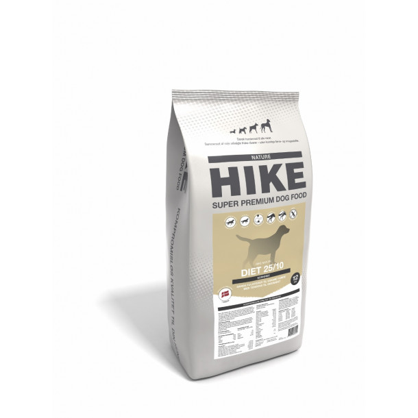 HIKE - Nature kornfri Diet 25/10 - til hunde med lav aktivitetsniveau