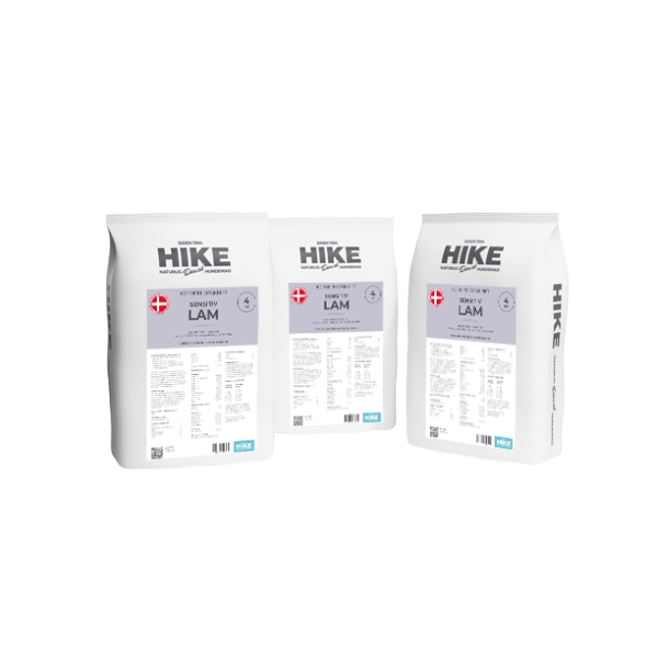 HIKE - Nature kornfri sensitive lam 26/16 - til hunde med allergier, s�som kl�e, r�de �rer/ poter.